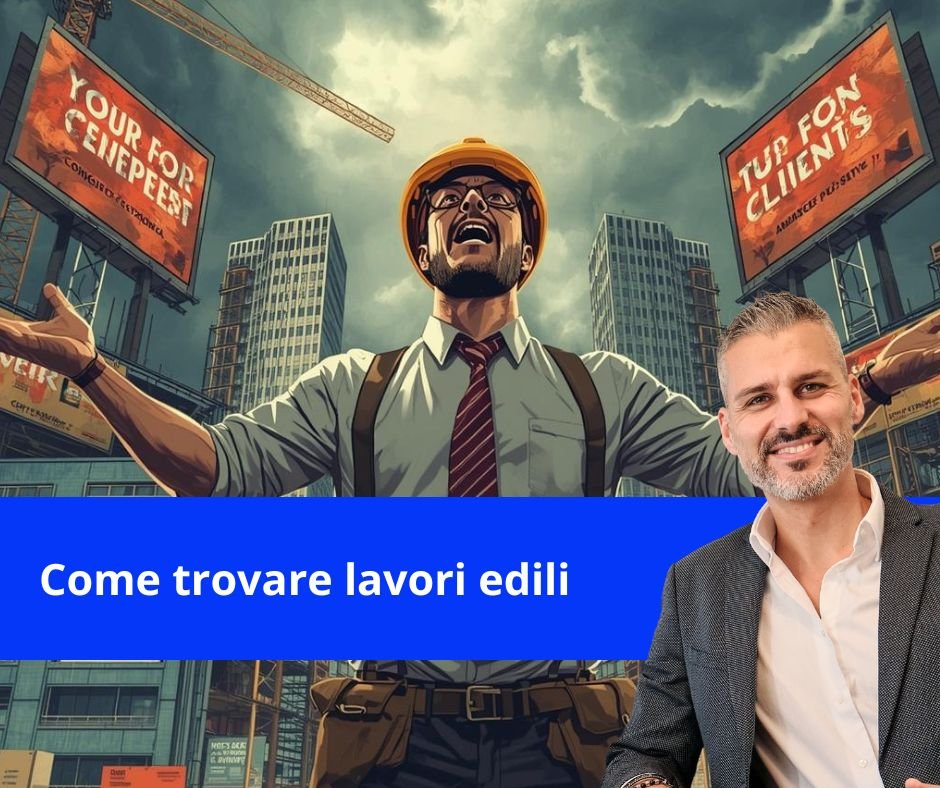 Davide Bartesaghi ride mentre insegna come Come trovare lavori edili
