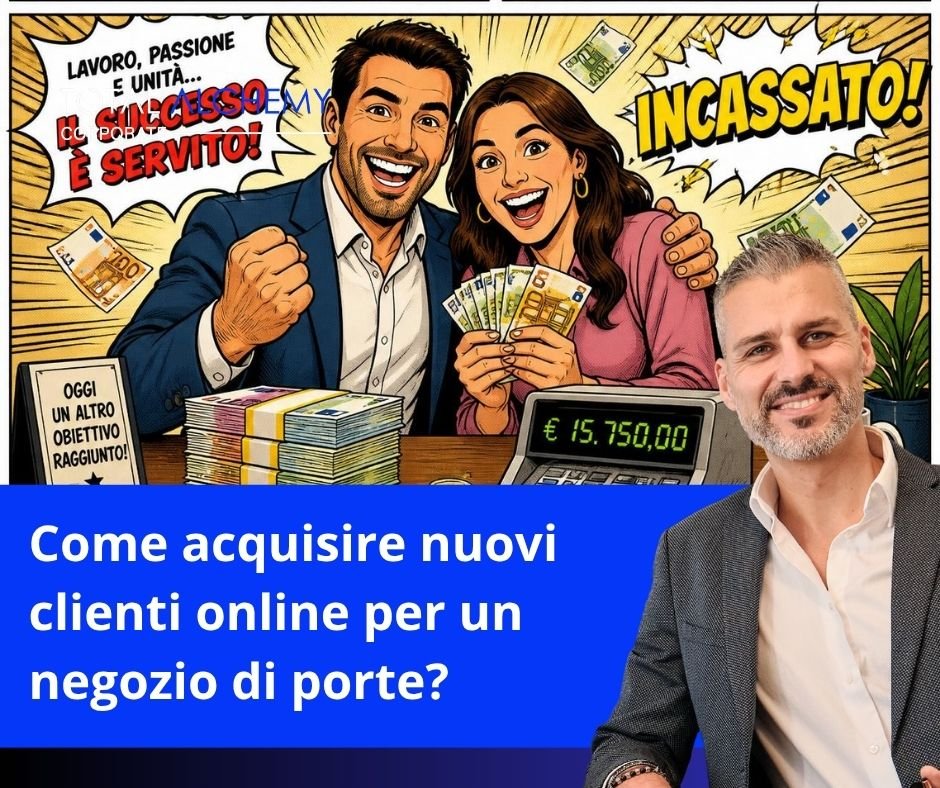 Davide Bartesaghi racconta Come acquisire nuovi clienti online per un negozio di porte